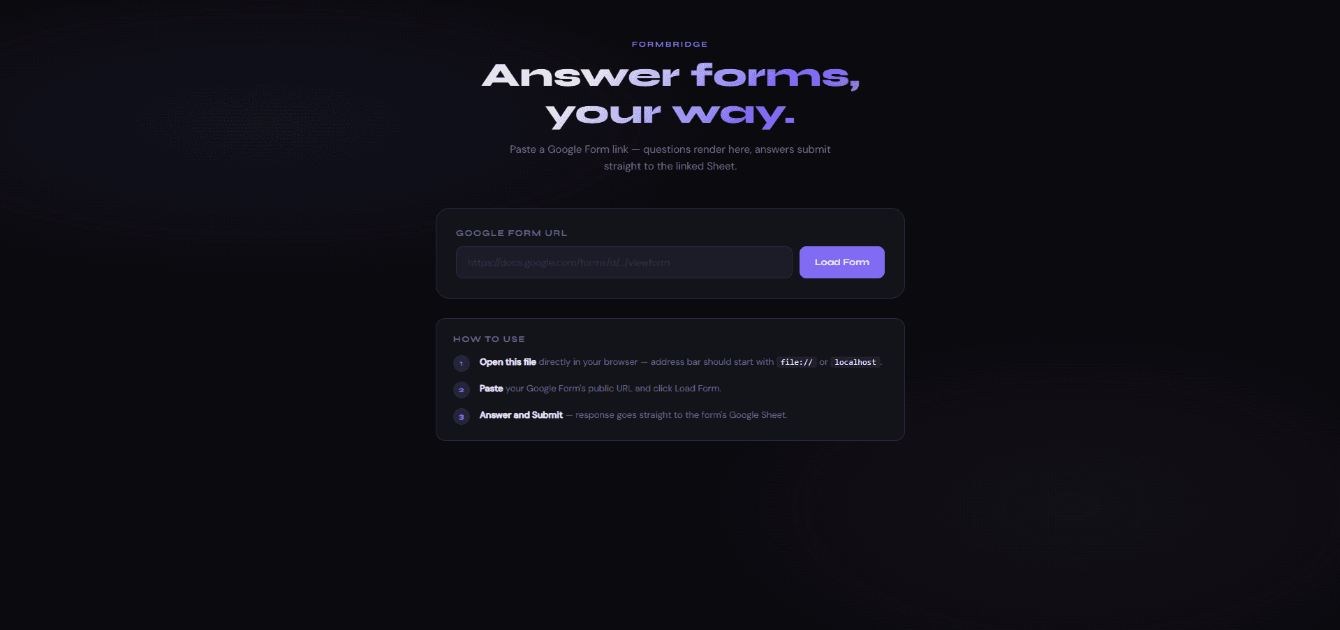 FormAPP
